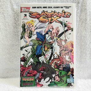 3/$25 1993 Sealed Satan's Six 2 of 4 With Bonus Card by Topps Comics!!